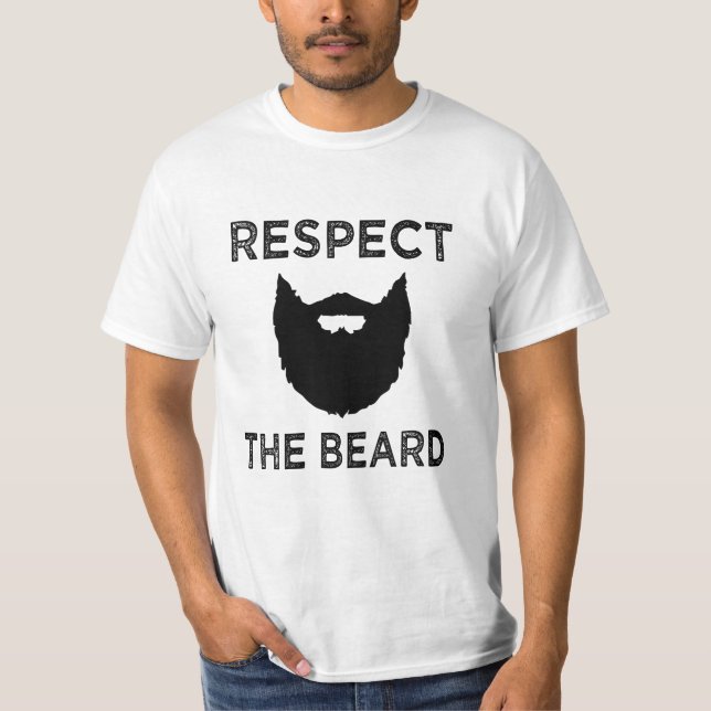Respete la camisa para hombre divertida de la (Anverso)