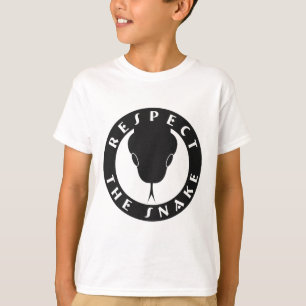 Respete la camiseta de los niños de la serpiente