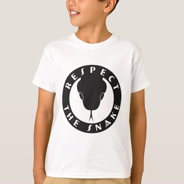 Respete la camiseta de los niños de la serpiente (Anverso)