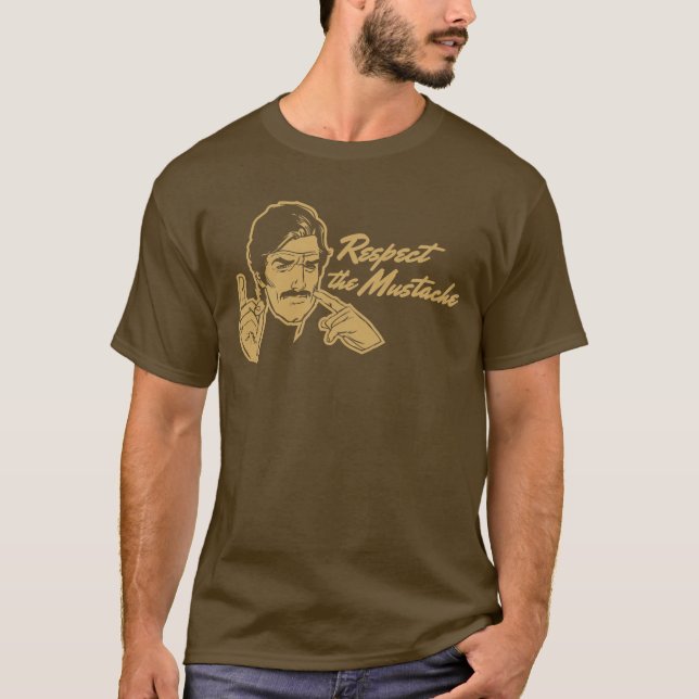 Respete la camiseta del bigote (Anverso)