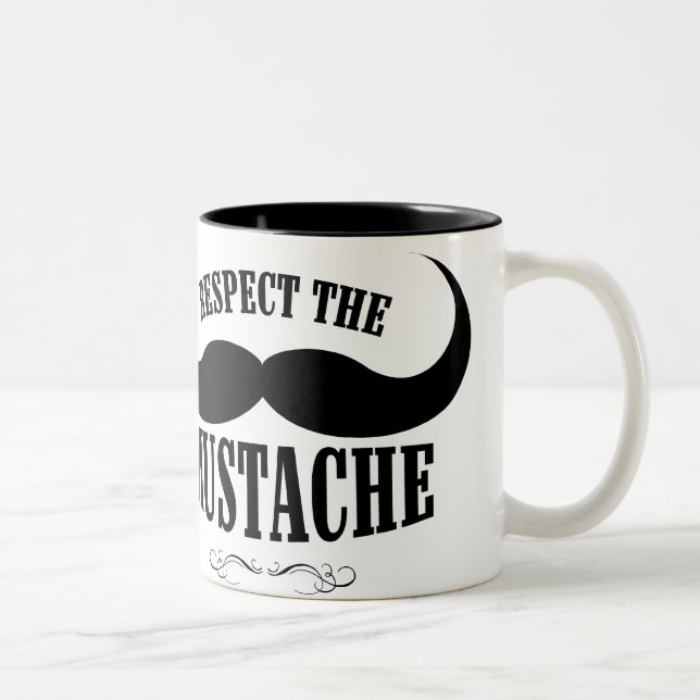 Respete la taza de café del bigote $18,95 (Derecha)