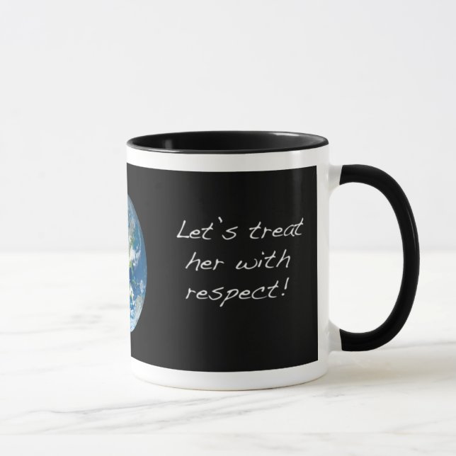 Respete la taza de la tierra (Derecha)