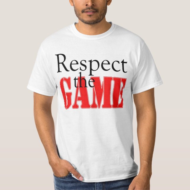Respete las camisetas del juego (Anverso)