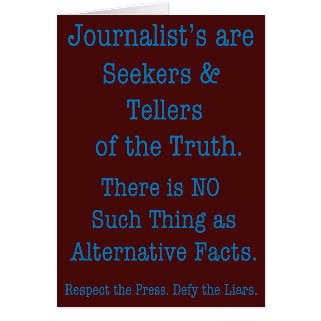 Respeto a la prensa (Frente)