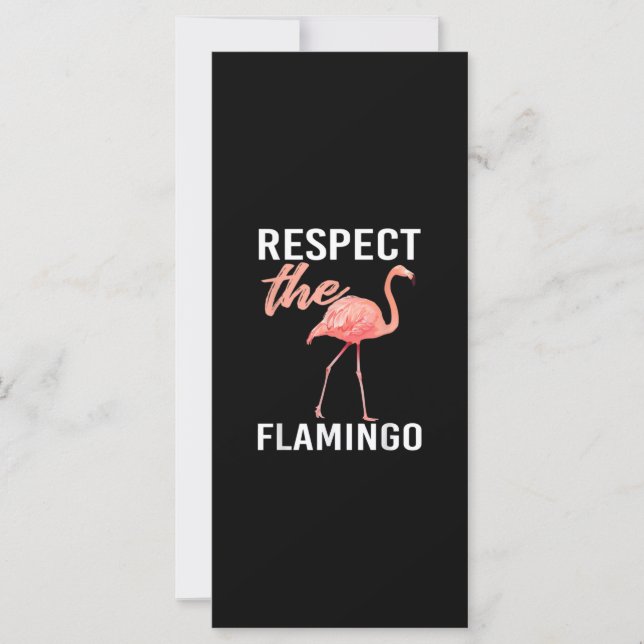 Respeto Al Flamingo | Funny Flamingo Lover (Anverso)