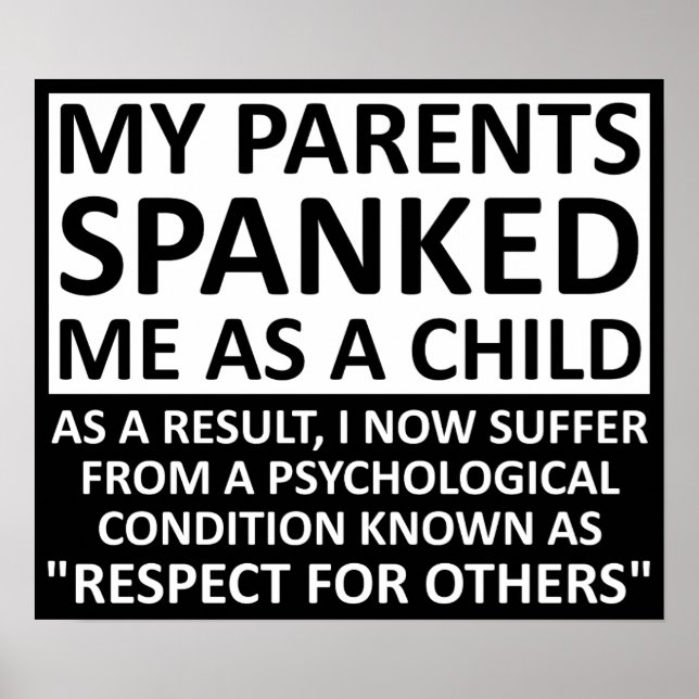 Respeto por otros Posters divertidos (Frente)