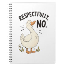 Respetuosamente, No - Cuaderno de espiral