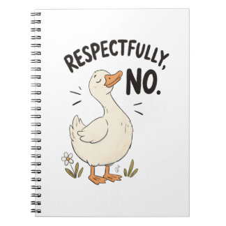 Respetuosamente, No - Cuaderno de espiral