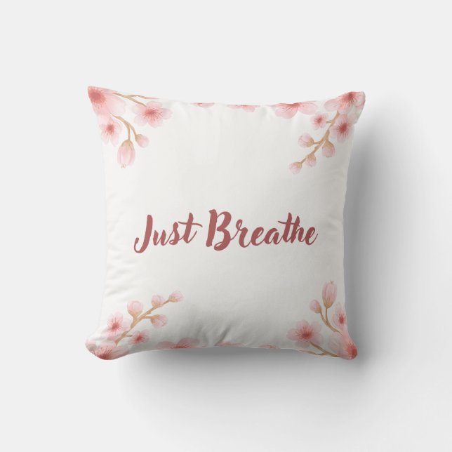 Respira el Cojín decorativo (Anverso)