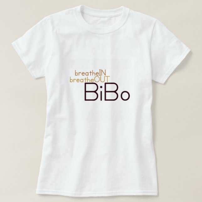 Respira la camiseta dentro y fuera (Diseño del anverso)