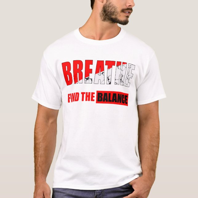 Respira y encuentra el equilibrio Camiseta (Anverso)