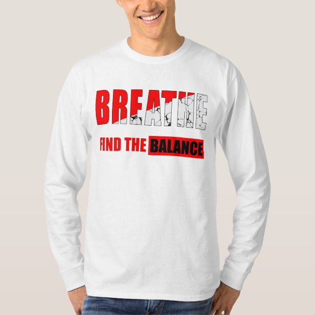 Respira y encuentra el equilibrio Camiseta (Anverso)