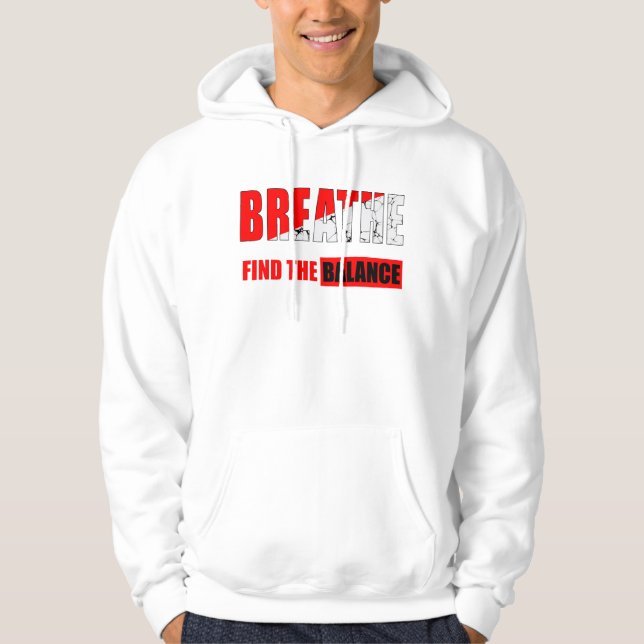 Respira y encuentra el equilibrio sudadera (Anverso)