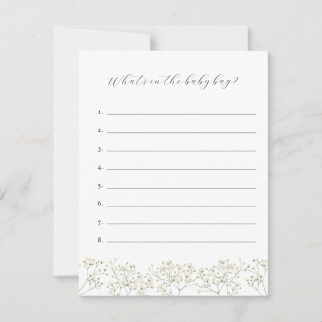 Respiración del bebé - ¿Qué hay en la tarjeta de j (Anverso)