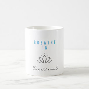 Respirar en la taza de salida de respiración