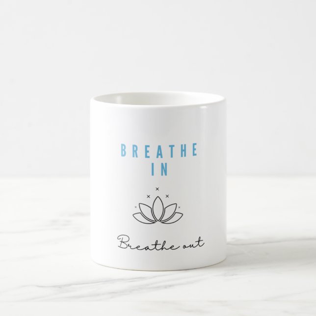 Respirar en la taza de salida de respiración (Centro)