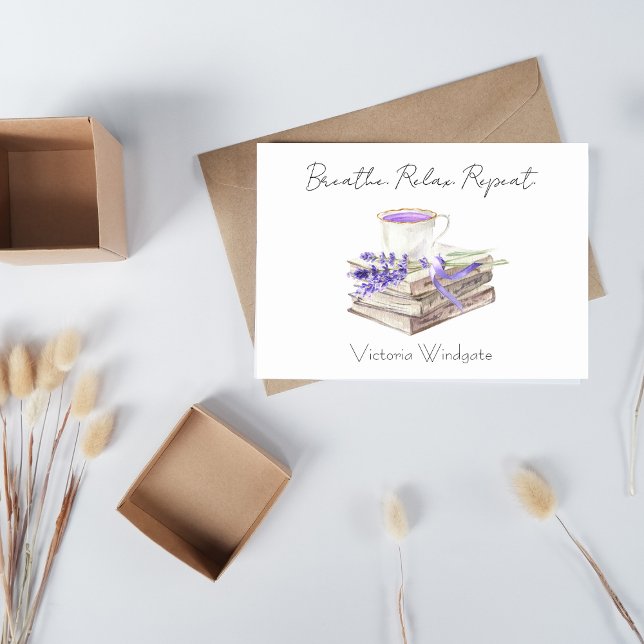 Respirar Relax Repetir Lavanda personalizada (Subido por el creador)