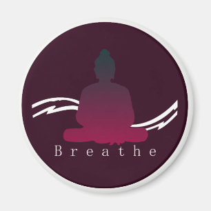 "Respire" el imán hermoso de Buda