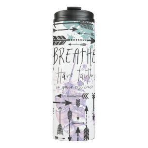 Respire. Tenga fe. Vaso termal