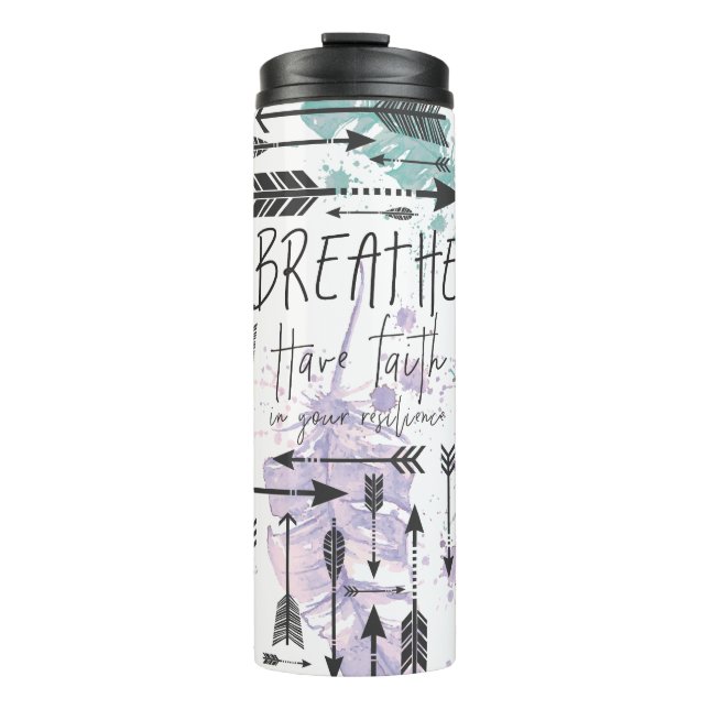 Respire. Tenga fe. Vaso termal (Anverso)