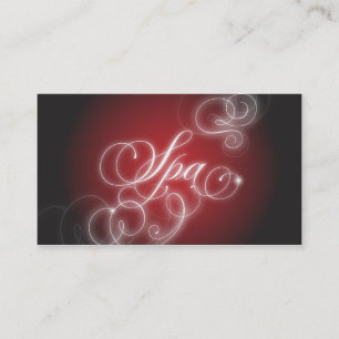 Resplandor elegante del Flourish de la tarjeta de