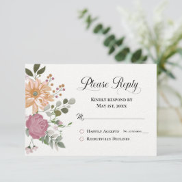 Responder a las flores de verano de RSVP