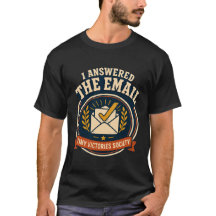 Respondí el correo electrónico | Camiseta de la So