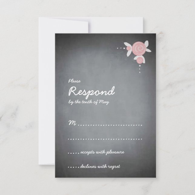 Respuesta a la herida floral de Chalkboard (Anverso)