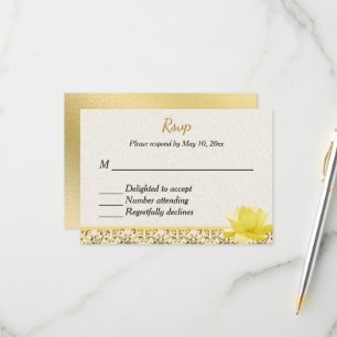 Respuesta a la invitación de boda hindú india