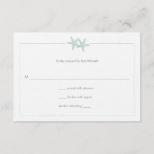 Respuesta al Boda en monograma estelar - Mint