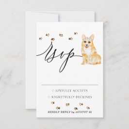 Respuesta boda Bienvenida Corgi Dog