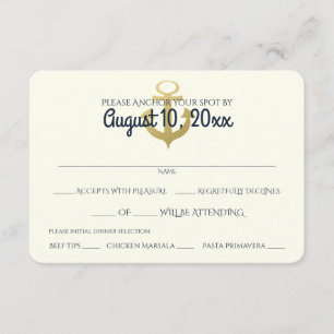 Respuesta Boda de la Marina Náutica y del Ancla de