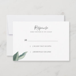 Respuesta Boda de las hojas botánicas modernas