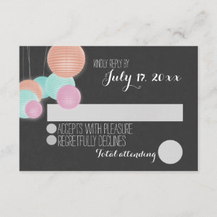 Respuesta Boda de linternas de papel coloridas