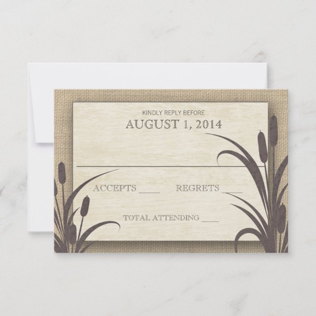 Respuesta Boda del lago Cattails (Anverso)