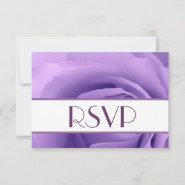 Respuesta Boda RSVP en Rosa púrpura