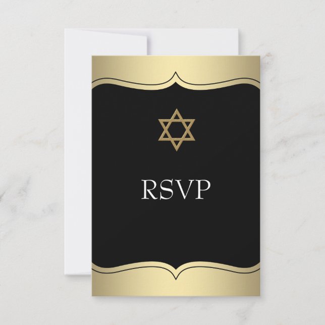 Respuesta de Bar Mitzvah de la Estrella de David d (Anverso)