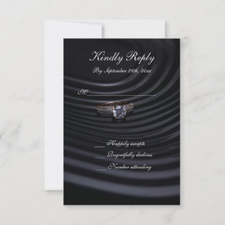 Respuesta de Boda Atemporal en Negro, Gris y Blanc