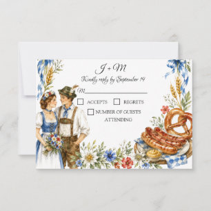 Respuesta de boda bávara Oktoberfest alemana