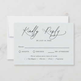Respuesta de Boda con Letra Moderna Tradicional