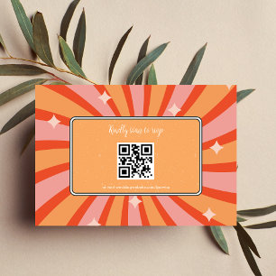 Respuesta de Boda con Tonos Suaves de Tema Retro G