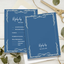 Respuesta de Boda de Corbata Negra Azul Polvorient