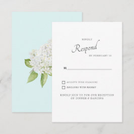 Respuesta de Boda de Espuma de Mar con Hortensias 