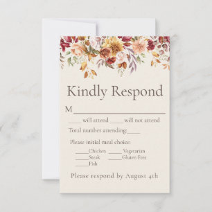 Respuesta de Boda de marfil de floración de otoño 