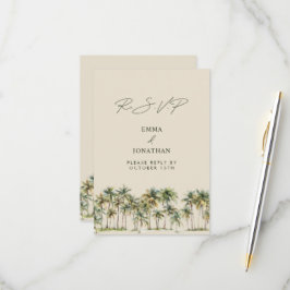 Respuesta de Boda de Palma Tropical Destino costa
