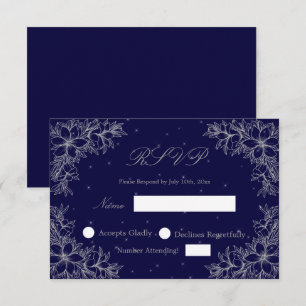 Respuesta de Boda de Plata con gráficos florales o