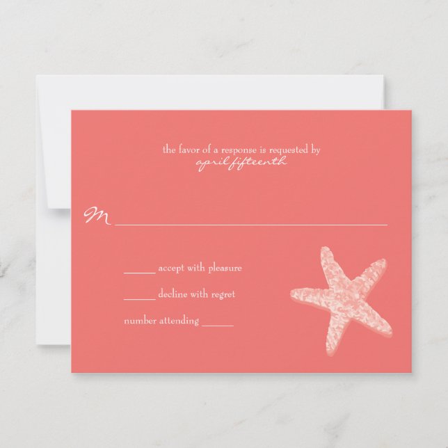Respuesta de Boda de Starfish (Anverso)