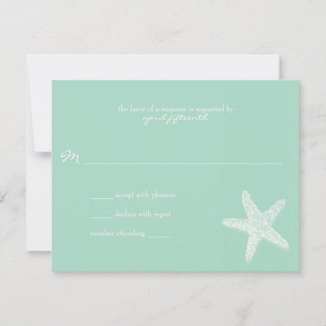 Respuesta de Boda de Starfish (Anverso)