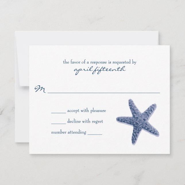 Respuesta de Boda de Starfish (Anverso)