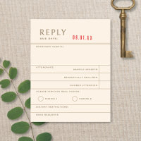 Respuesta de Boda Neutral de Libro de Biblioteca A